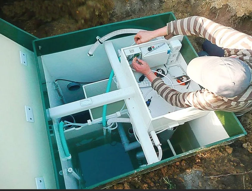Пайка корпуса септикай в Киришах